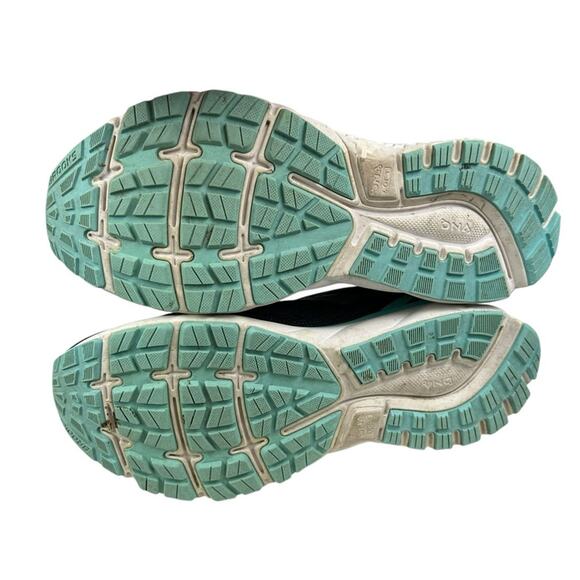 Men's Brooks Ghost 11 Navy and Teal Running Shoes Size 10.5 Wide NO INSOLES - Picture 7 of 12